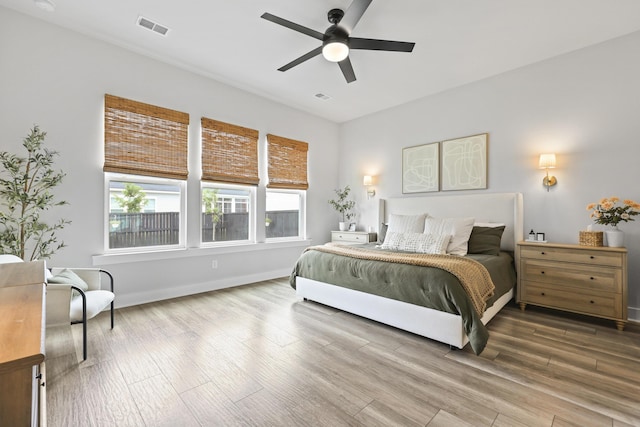 109 Medford St, Summerville, SC 29486 - bedroom featuring wood finished floors, ceiling fan, and baseboards