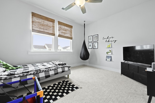 109 Medford St, Summerville, SC 29486 - bedroom featuring carpet, ceiling fan, and baseboards