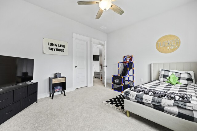 109 Medford St, Summerville, SC 29486 - carpeted bedroom featuring a ceiling fan and baseboards
