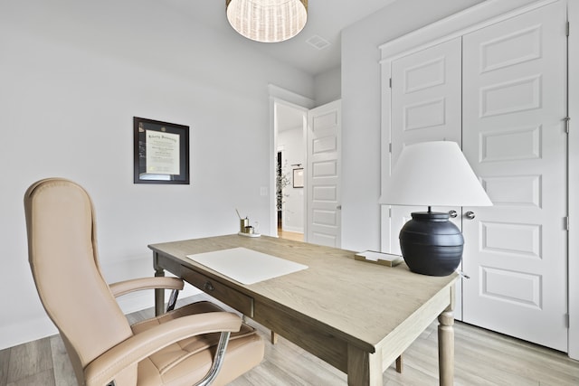 109 Medford St, Summerville, SC 29486 - home office with light wood-style floors