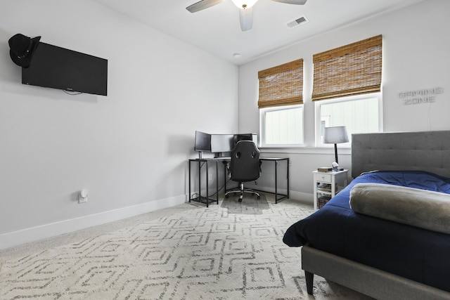 109 Medford St, Summerville, SC 29486 - carpeted bedroom featuring baseboards, a desk, and ceiling fan
