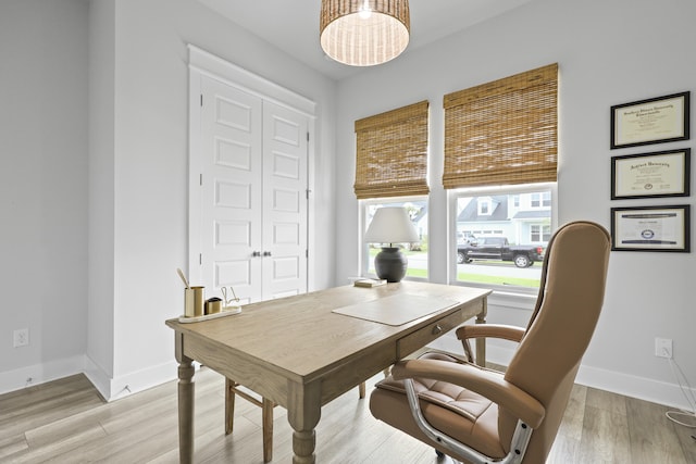 109 Medford St, Summerville, SC 29486 - office with light wood-style flooring and baseboards