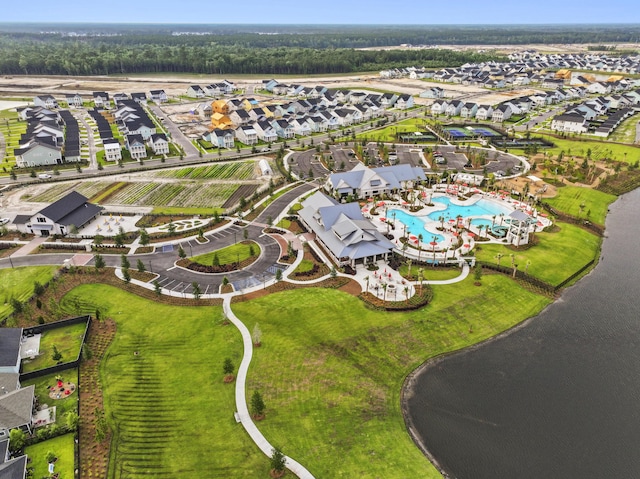 109 Medford St, Summerville, SC 29486 - aerial view of residential area featuring a pool area