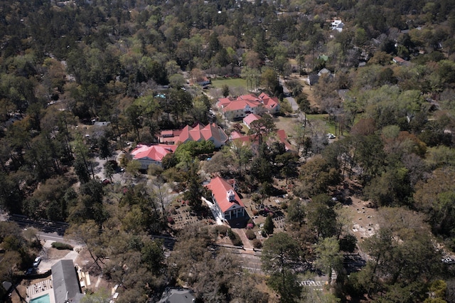 708 S Laurel St, Summerville, SC 29483 - birds eye view of property with a forest view
