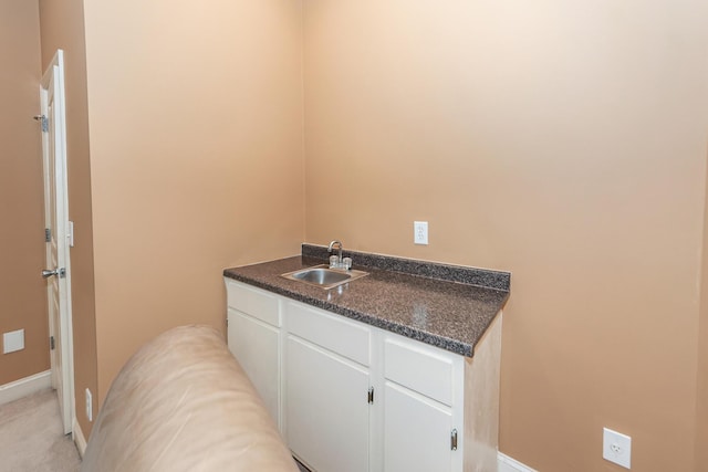 477 Commonwealth Rd, Mount Pleasant, SC 29466 - bathroom with baseboards and vanity
