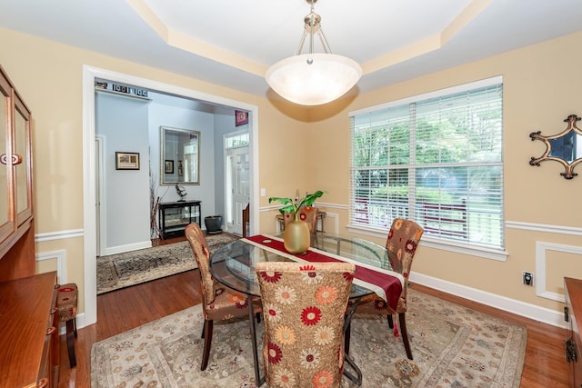 477 Commonwealth Rd, Mount Pleasant, SC 29466 - dining space featuring wood finished floors and a raised ceiling