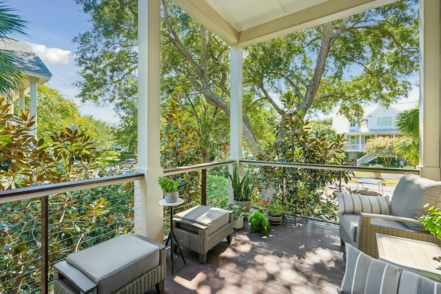 sunroom featuring plenty of natural light