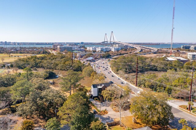 231 Bayview Dr, Mount Pleasant, SC 29464 - view of urban area featuring a notable bridge and a large body of water