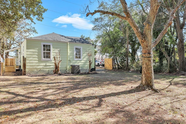 view of back of property