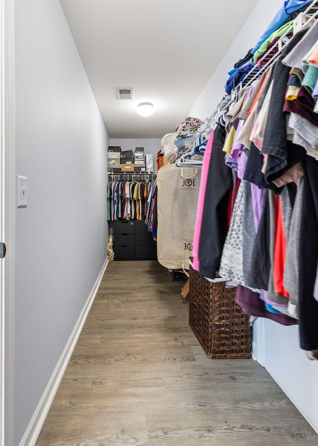 8402 Loggers Run, North Charleston, SC 29420 - spacious closet featuring wood finished floors