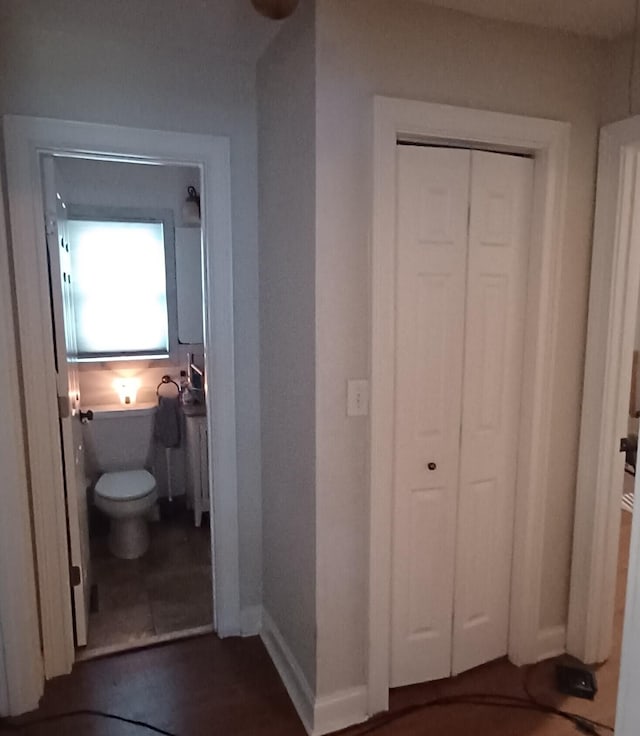 bathroom with toilet