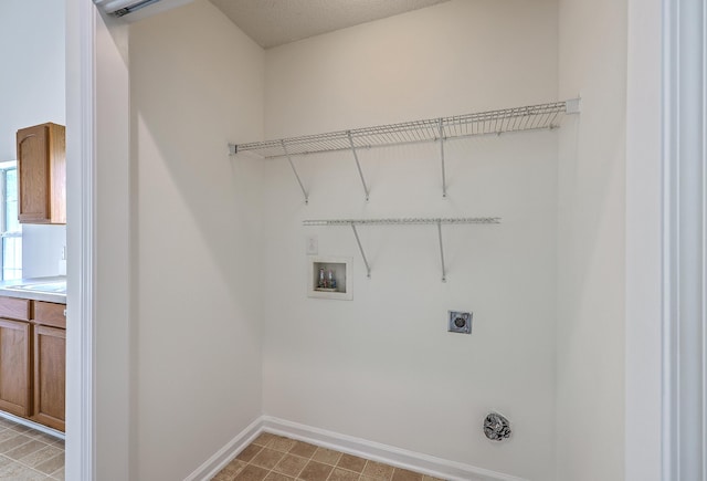 206 Barnwell St, Summerville, SC 29483 - laundry area with washer hookup, hookup for an electric dryer, and baseboards