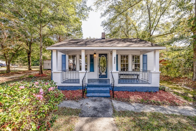 277 Cox Ave, Bamberg, SC 29003 - bungalow-style house featuring a chimney and a porch