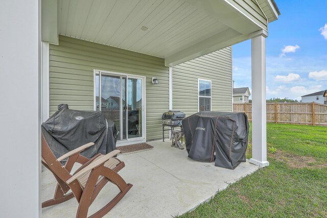 302 Fox Gap Rd, Summerville, SC 29486 - view of patio with fence and area for grilling