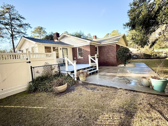 view of front of home