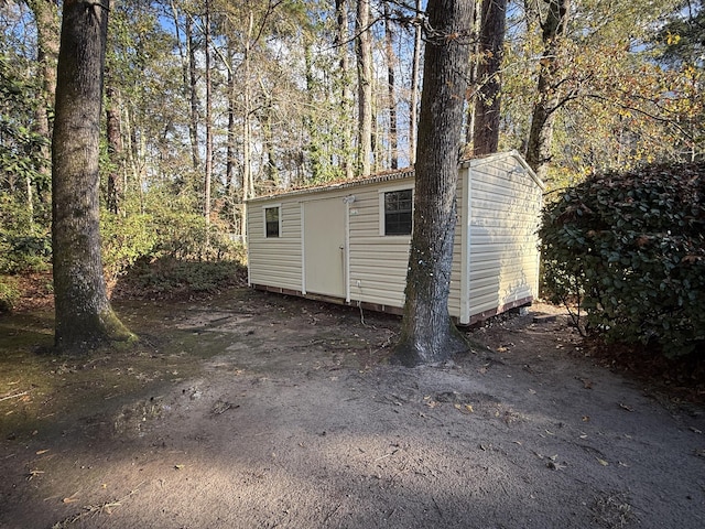 view of outbuilding