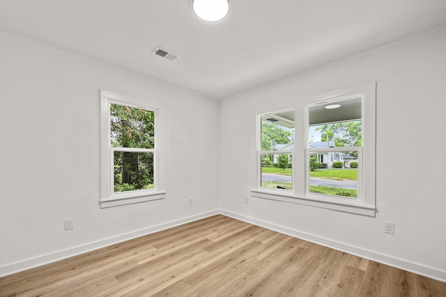 217 Quaker Rd, Saint George, SC 29477 - empty room featuring baseboards and light wood-style flooring