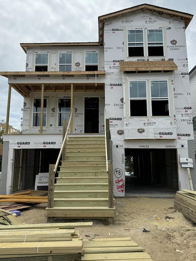 view of property under construction