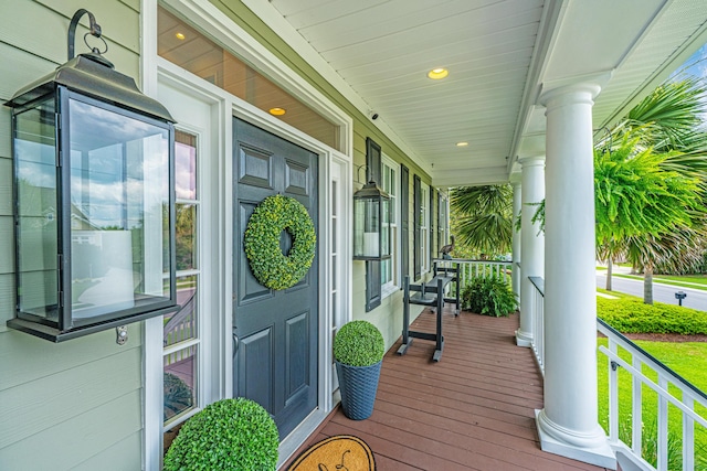 544 Two Mile Run, Johns Island, SC 29455 - view of porch