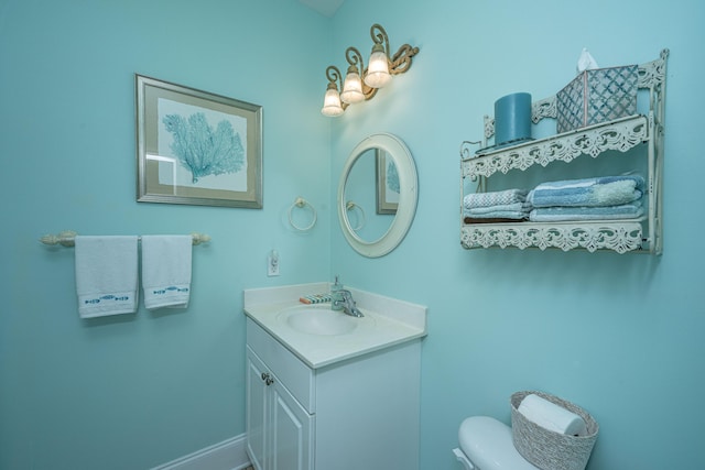 544 Two Mile Run, Johns Island, SC 29455 - half bathroom with vanity and toilet