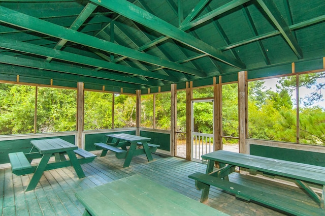 544 Two Mile Run, Johns Island, SC 29455 - sunroom with vaulted ceiling