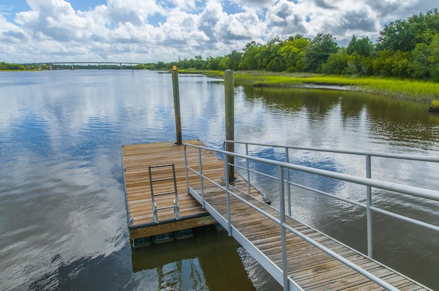 544 Two Mile Run, Johns Island, SC 29455 - dock area featuring a water view