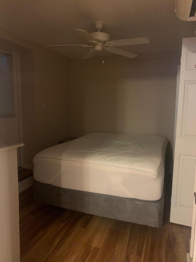 65 Vanderhorst St Unit C, Charleston, SC 29403 - bedroom with wood finished floors and a ceiling fan