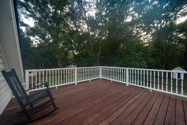 view of deck