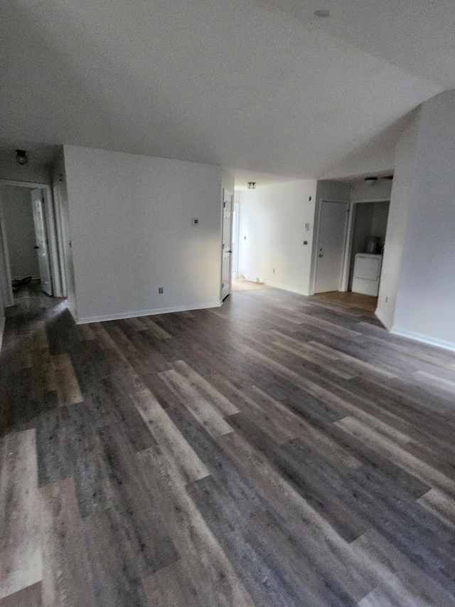 315 Indigo Rd, Goose Creek, SC 29445 - unfurnished living room with dark wood-type flooring and baseboards