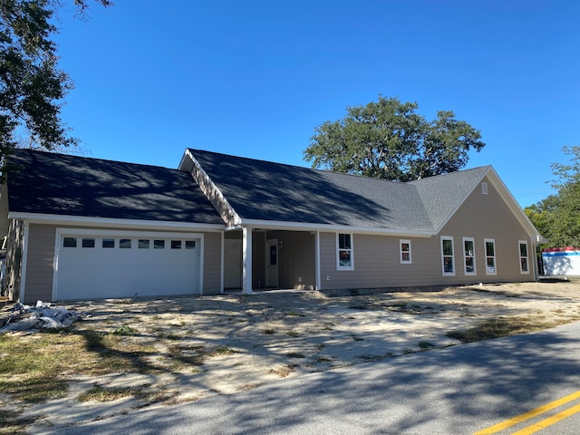 ranch-style house with a garage