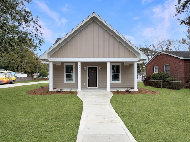 4566 Durant Ave, North Charleston, SC 29405 - bungalow with board and batten siding, covered porch, and driveway