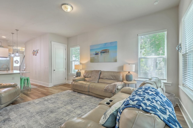 129 Howard Mary Dr Unit A, Charleston, SC 29412 - living area featuring light wood finished floors and baseboards