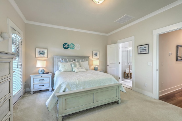 129 Howard Mary Dr Unit A, Charleston, SC 29412 - bedroom with ornamental molding, light carpet, and multiple windows