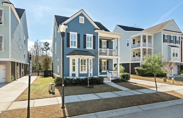 view of front of property