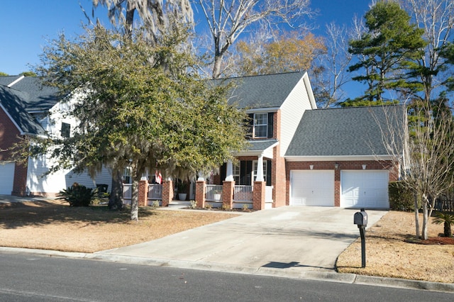 view of front of home featuring a porch