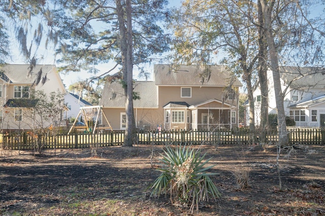 view of back of property