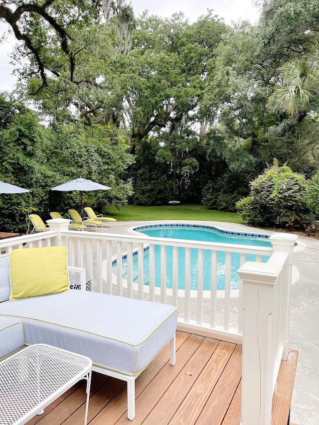 view of swimming pool