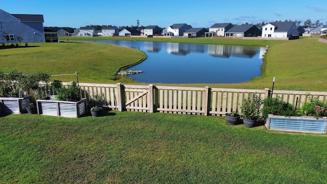 view of water feature