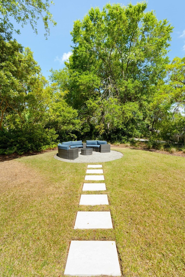 2538 Helmsman Rd, Johns Island, SC 29455 - view of yard with outdoor lounge area