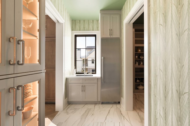 2538 Helmsman Rd, Johns Island, SC 29455 - mudroom with marble finish floor and a sink