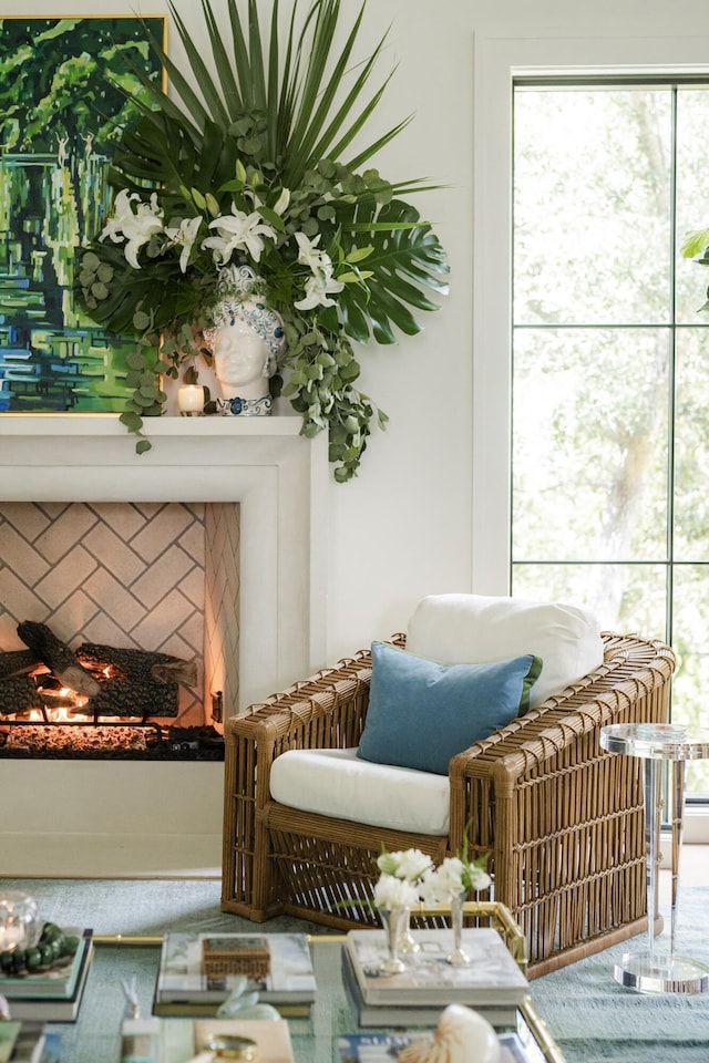 2538 Helmsman Rd, Johns Island, SC 29455 - interior space featuring a fireplace