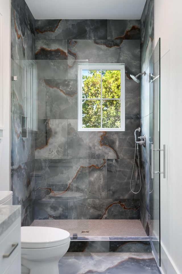 2538 Helmsman Rd, Johns Island, SC 29455 - full bathroom with toilet, vanity, and a stall shower