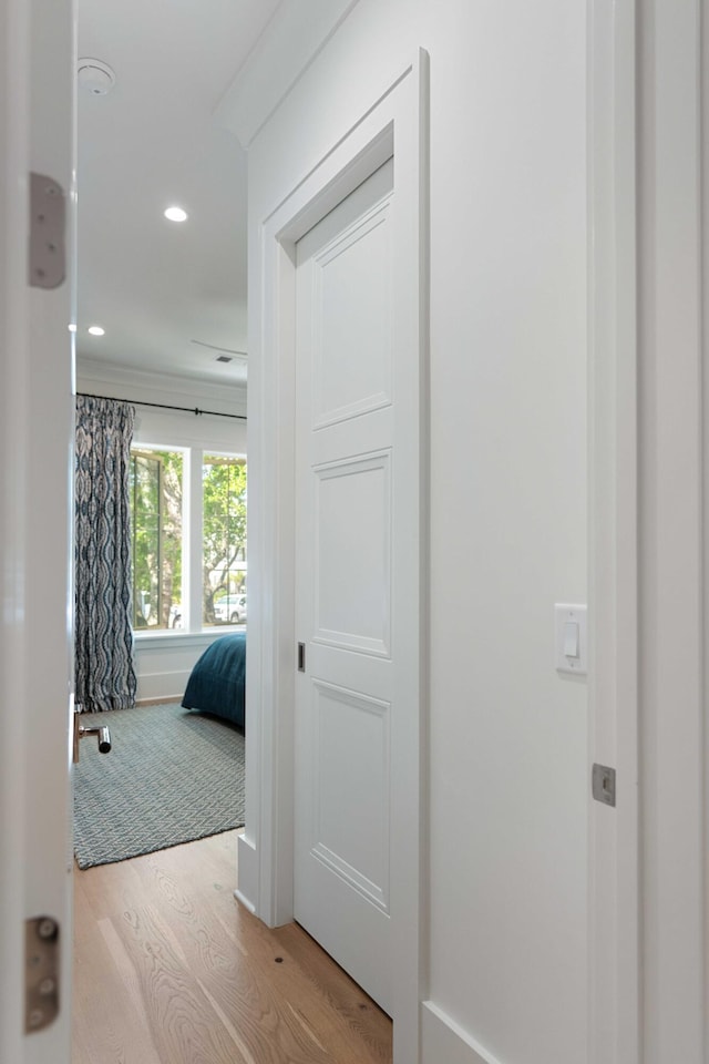 2538 Helmsman Rd, Johns Island, SC 29455 - hall with wood finished floors and recessed lighting