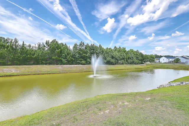 view of water feature