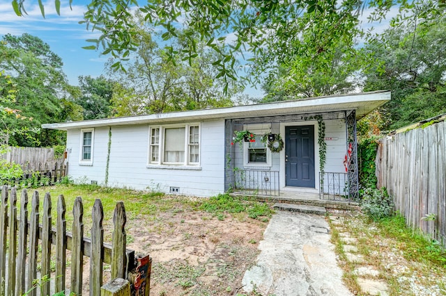 view of ranch-style house