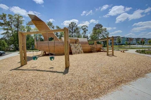 view of communal playground