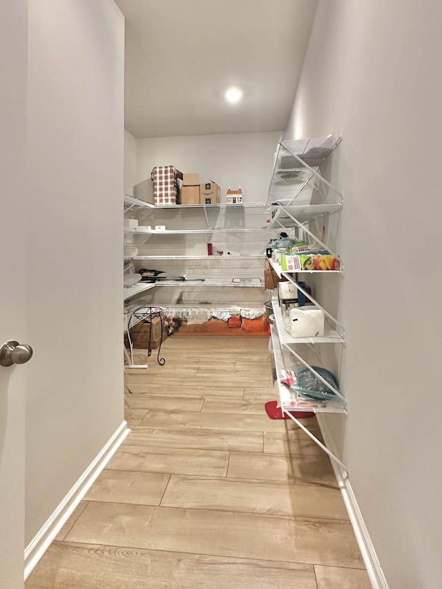 view of pantry