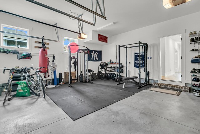 1182 Welcome Dr, Mount Pleasant, SC 29464 - gym featuring a garage