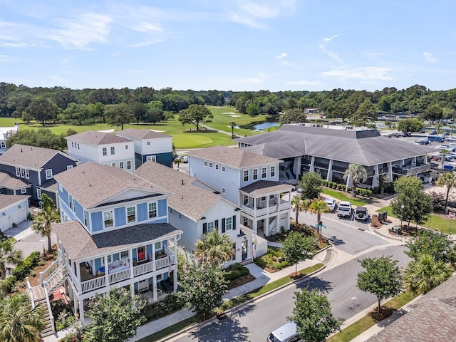 1182 Welcome Dr, Mount Pleasant, SC 29464 - drone / aerial view of a tree filled landscape and a golf club