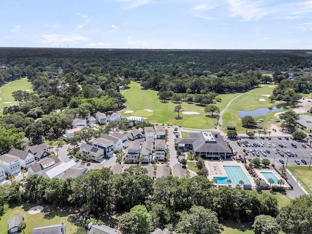 1182 Welcome Dr, Mount Pleasant, SC 29464 - bird's eye view of a golf club and a large body of water